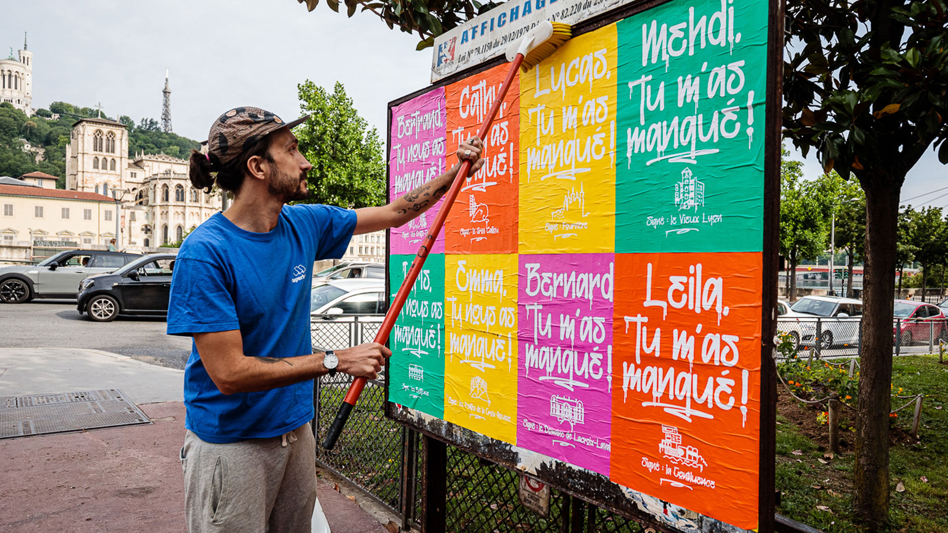 Campagne Affichage tu m'as manqué